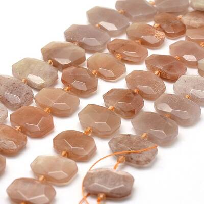 Natural Sunstone Beads Strands