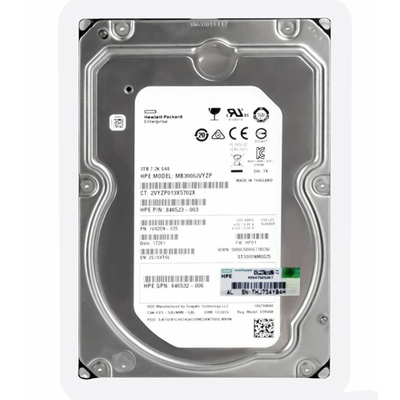 846523-003 HP 3TB 7200RPM SAS 12GB/s Hot-Pluggable 3.5-Inch LPc Hard Drive for ProLiant Gen10/Gen10+/Gen11 Servers