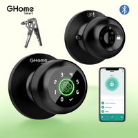 GHome Smart 4-in-1 Fingerprint door lock with Keypad, App Control and Keyless Entry Lock, Smart door lock for Home, Bedroom, ...