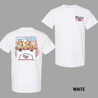 Coors Banquet Dogs 2 Sided T-shirt, Dogs Beer Tees, 4th Of July T-Shirt, Perfect Beer And Dog T-shirt For Women, For Men Cott...