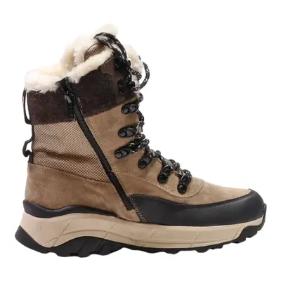 REVOLUTION Snow Boots Beige Synthetic Womens UK 5