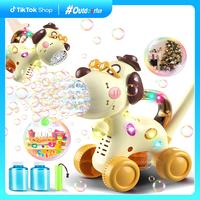 Bubble Machine for kids:  Portable Bubble Blaster for Kids Indoor Outdoor Play, Push or Handheld Bubble Maker for Summer Birt...