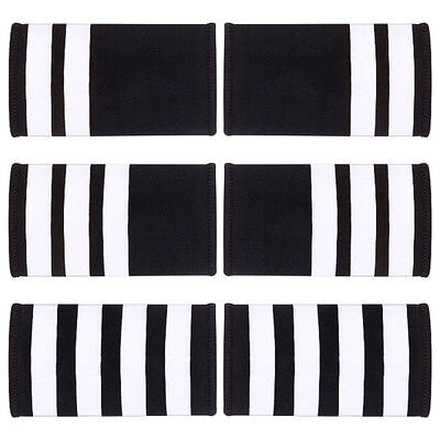 3 Pairs 3 Styles Rectangle Polyester Pilot Epaulettes