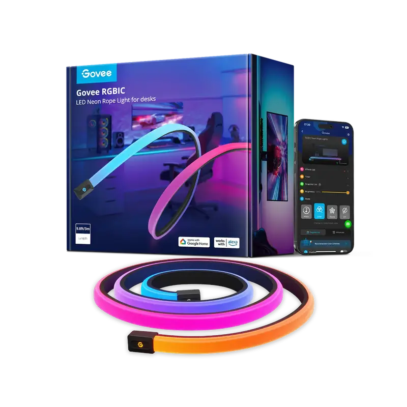 Govee RGBIC LED Neon Rope Lights for Desks Decoration #TikTokShopBacktoSchool