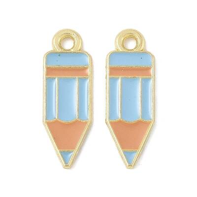 School Supplies Alloy Enamel Pandants