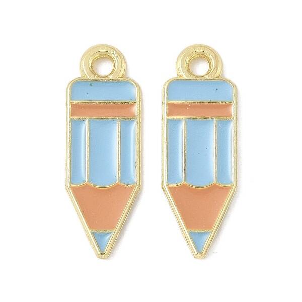 School Supplies Alloy Enamel Pandants