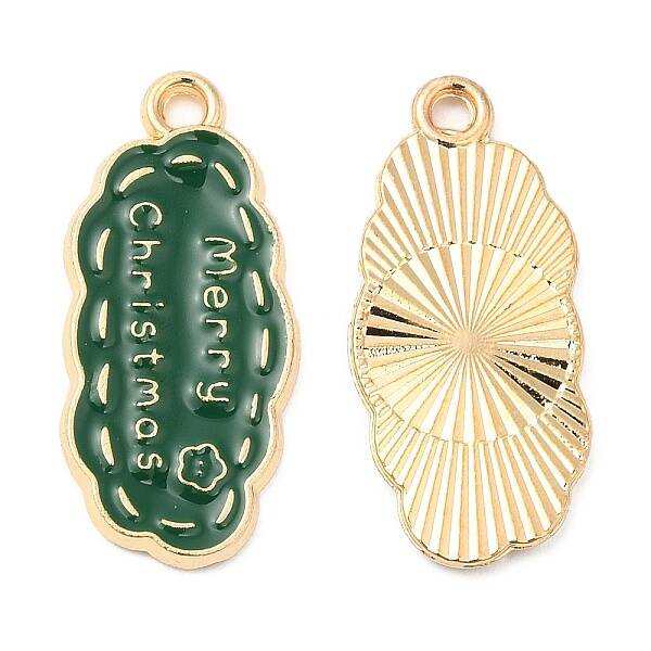 Christmas Alloy Enamel Pendants