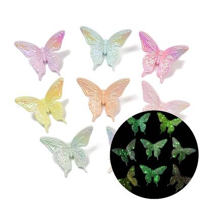 Luminous & UV Plating Opauqe Acrylic Beads