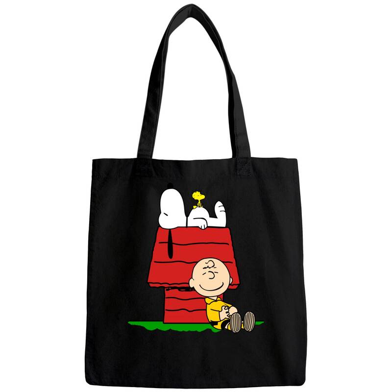 Snoopy Woodstock And Charlie Brown Take A Nap - Snoopy - Bags