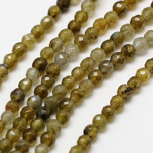 Natural Labradorite Beads Strands