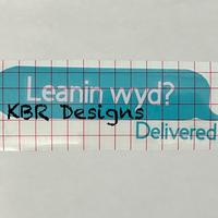 Leanin wyd? Decal
