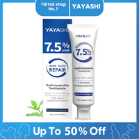 YAYASHI Hydroxyapatite Toothpastes for Enamel Protection and Tooth Strengthening, Gentle Mint, Fresh Breath, Daily Use for Or...