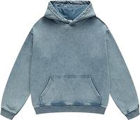 FAIABLE Unisex Casual Oversized Hoodie Cool Pullover Hoodies Vintage Wash Plush Heavyweight Hoodie Trendy Hooded Sweatshirt C...