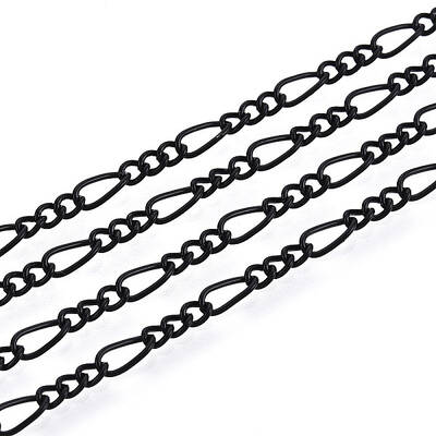 Brass Coated Iron Curb Chain Necklace Making