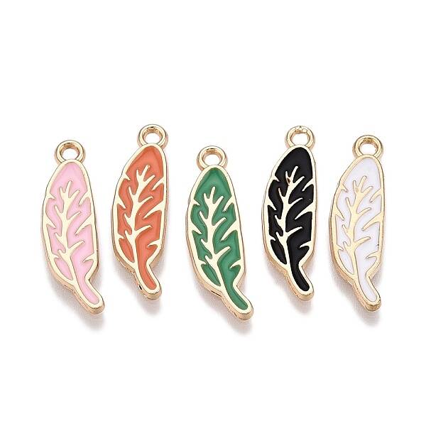 Rack Plating Alloy Enamel Pendants