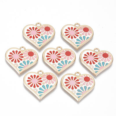 Alloy Enamel Pendants