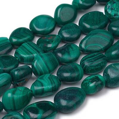 Natural Malachite Beads Strands