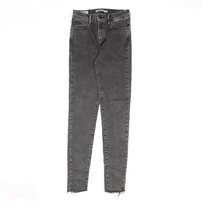 LEVI'S 720 BIG E Jeans Grey Denim Slim Skinny Womens W24 L30