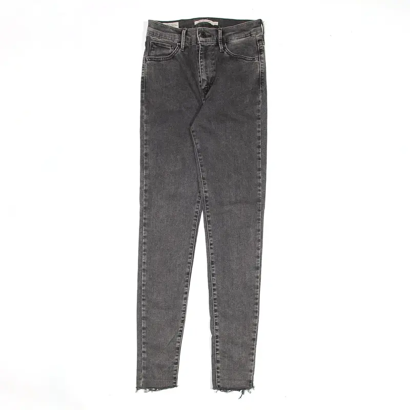 LEVI'S 720 BIG E Jeans Grey Denim Slim Skinny Womens W24 L30