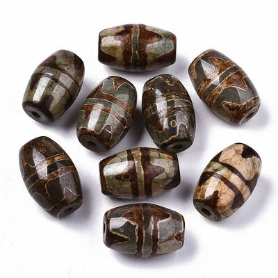 Tibetan Style dZi Beads