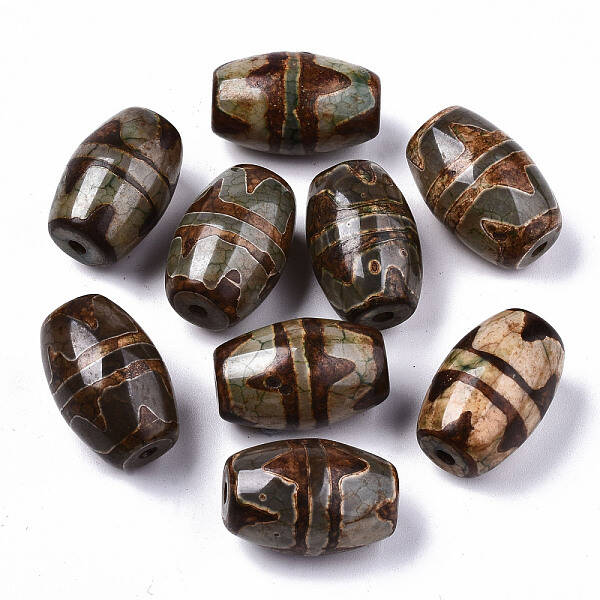 Tibetan Style dZi Beads