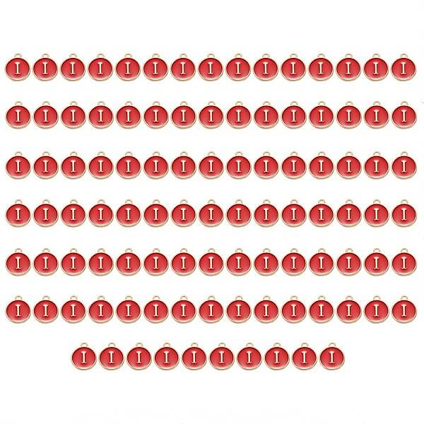 Golden Plated Enamel Alloy Charms