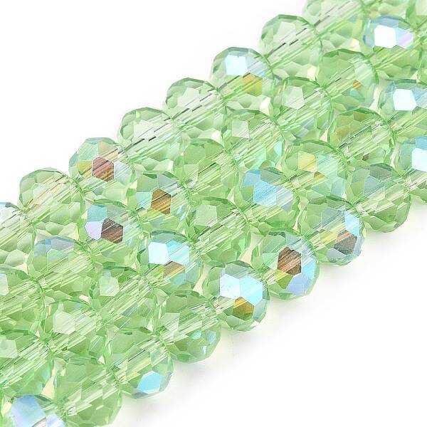 Electroplate Glass Beads Strands