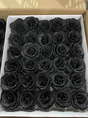 Personalized Valentine's Day Bridal Bouquet Preserved Fresh Flower | Color: Black | style: 30Flower