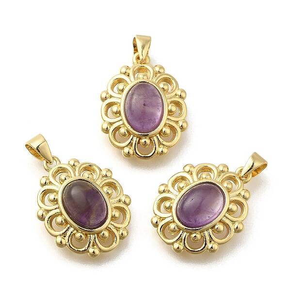 Natural Amethyst Pendants