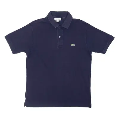 LACOSTE Mens Polo Shirt Blue M