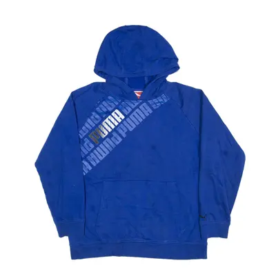 PUMA Hoodie Blue Pullover Boys L