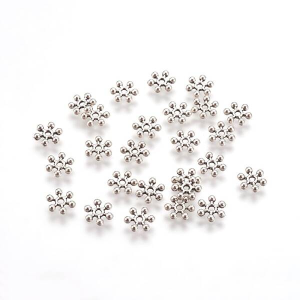 Tibetan Style Alloy Spacer Beads