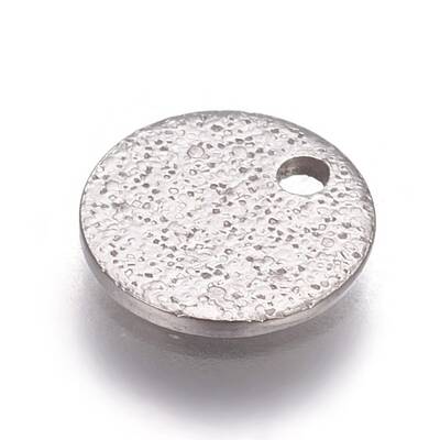 Tarnish Resistant 304 Stainless Steel Textured Pendants