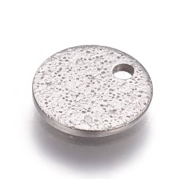 Tarnish Resistant 304 Stainless Steel Textured Pendants