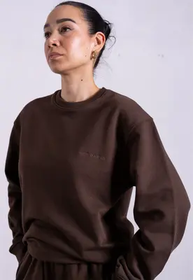 Organic Cotton Sweatshirt, Hot Fudge | Size: XXL