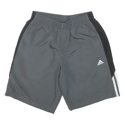ADIDAS Mens Sports Shorts Grey Relaxed S W26