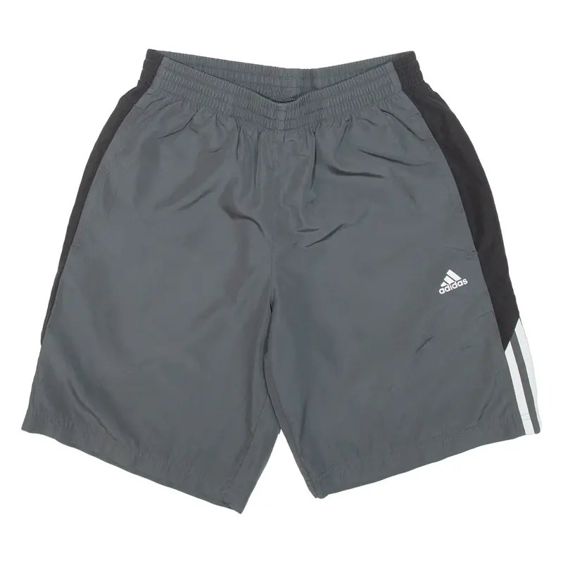ADIDAS Mens Sports Shorts Grey Relaxed S W26