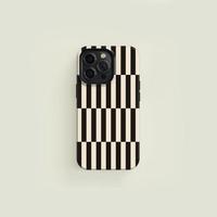 Striped Pattern Phone Case, Durable Shockproof Phone Protective Cover, Phone Accessories Compatible with iPhone 11 12 13 14 1...