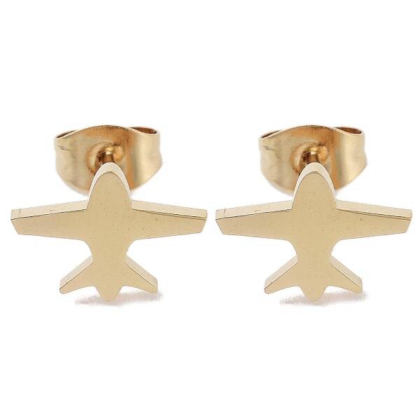 PVD Vacuum Plating 304 Stainless Steel Stud Earrings for Women