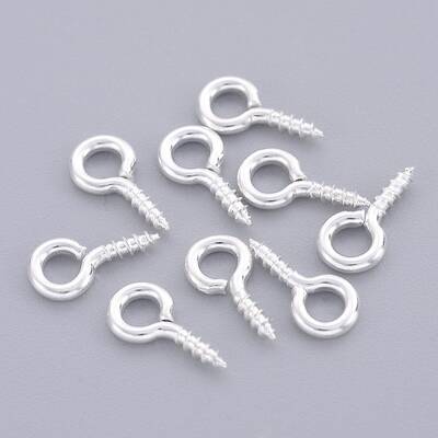 Iron Screw Eye Pin Peg Bails
