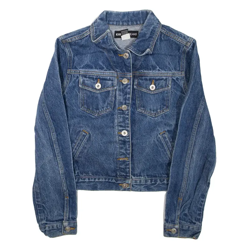 EXPRESS JEANS Womens Denim Jacket Blue S