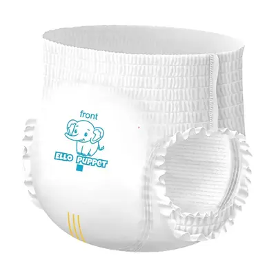 Ello Puppet 7 Layers Training Diapers - Chlorine-Free, Hypoallergenic, Comfortable Fit, Leak Protection, 100 Count, Unisex, 1...