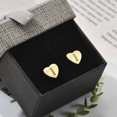 Rack Plating Brass Micro Pave Clear Cubic Zirconia Stud Earrings