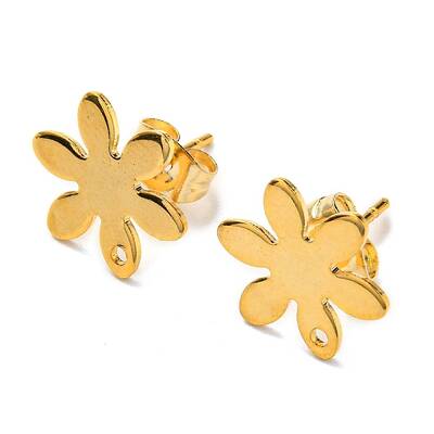 201 Stainless Steel Stud Earrings Finding