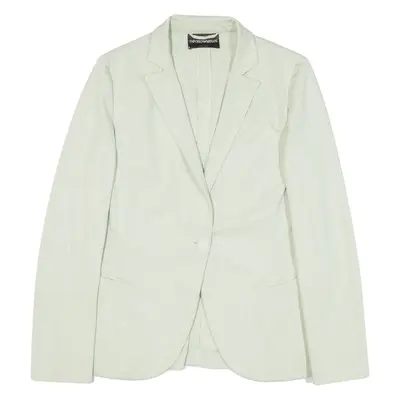 EMPORIO ARMANI Womens Blazer Jacket Green M