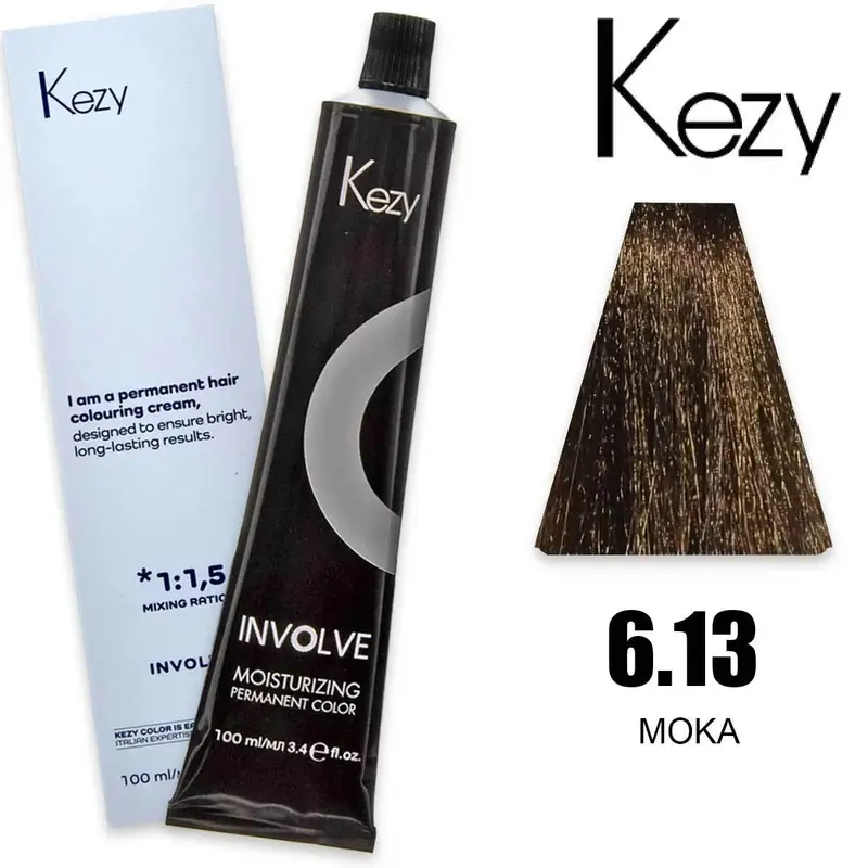 Kezy involve color 100 ml mocca 6.13