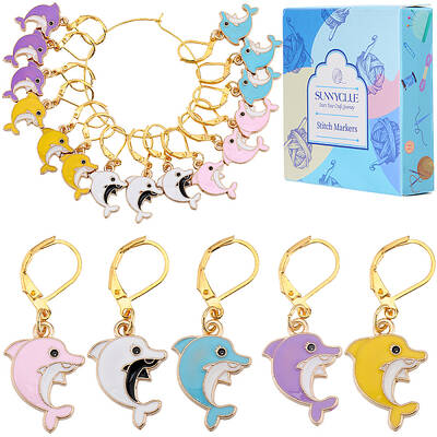 Dolphin Alloy Enamel Pendant Decorations