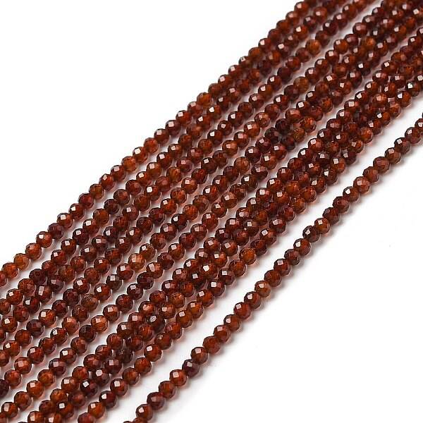 Natural Garnet Bead Strands