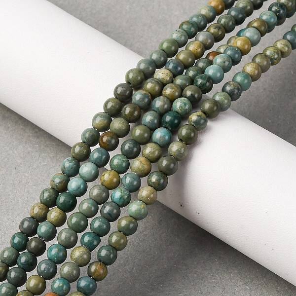 Natural Shoushan Jade Beads Strands
