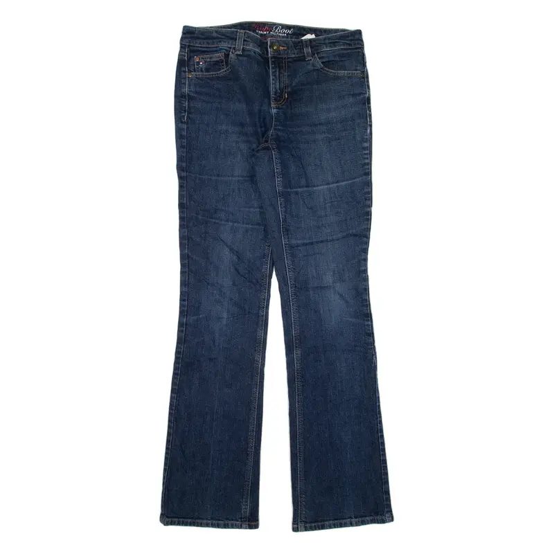 TOMMY HILFIGER Womens Jeans Blue Slim Bootcut W31 L31